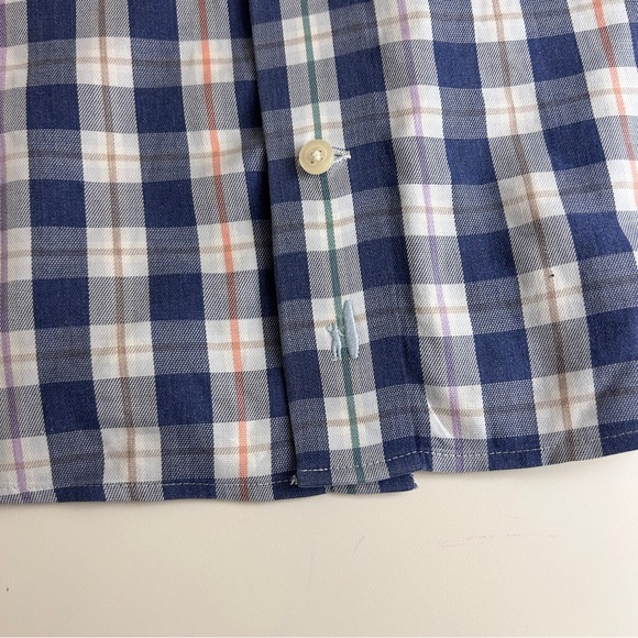 Johnnie O Mens L Plaid Long Sleeve Button Down Dress Shirt JMWL4560 Wake - Picture 9 of 9